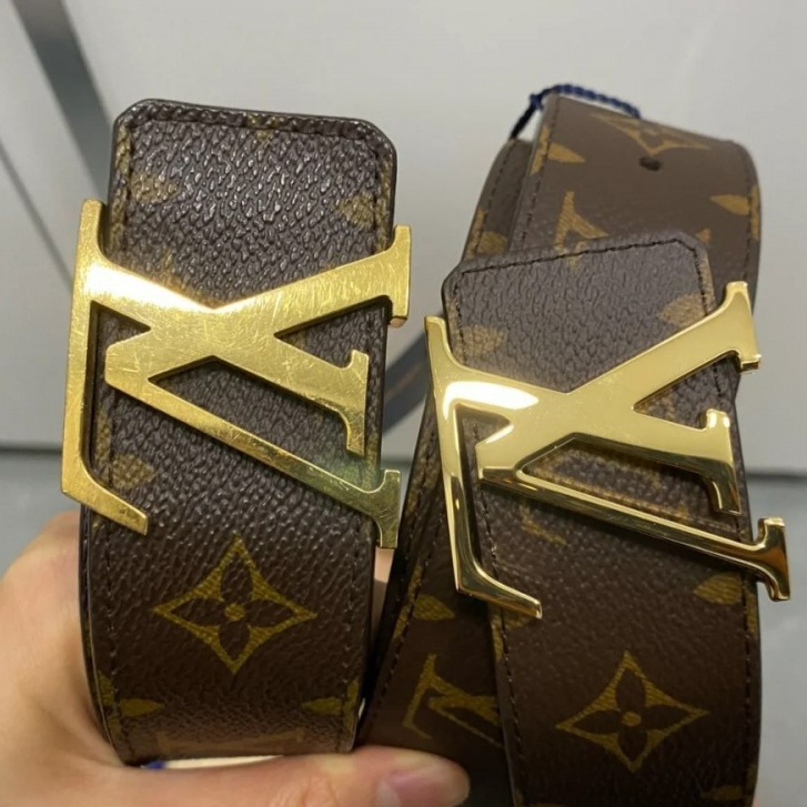 Thắt lưng lv nam Thắt Lưng Da Thật Khóa Chữ L Thời Trang Cao Cấp Cho Nam