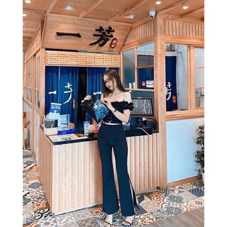 Mercy Croptop - áo ngắn đan dây