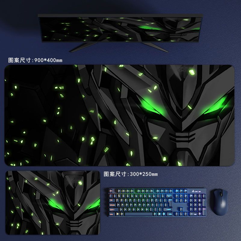 Tấm Lót Chuột Và Bàn Phím Cỡ Lớn In Hình Gundam Dành Cho Học Sinh / Văn Phòng