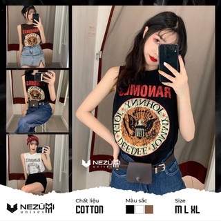 Áo gym tank top họa tiết tròn, áo ba lỗ bóng rổ unisex