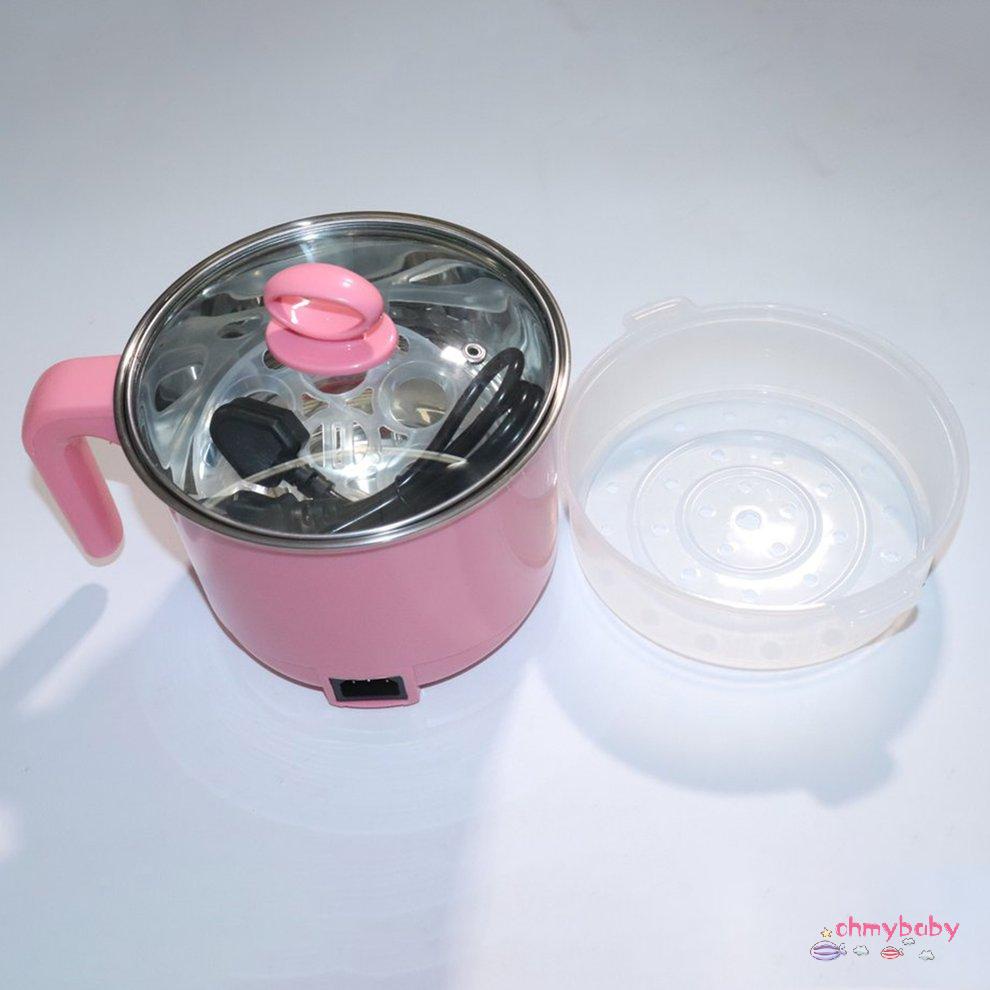 Nồi cơm điện bằng thép không gỉ 1.8L có xửng hấp canh [O/9]