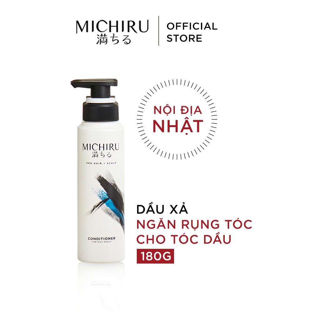 [HB GIFT] Quà tặng dầu Gội hoặc dầu Xả MICHIRU ngăn rụng tóc đến 95% 180g/ chai - Giao ngẫu nhiên