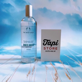 MẪU MỚI - Xịt thơm toàn thân The Body Shop White Musk Fragance Mist 100ml