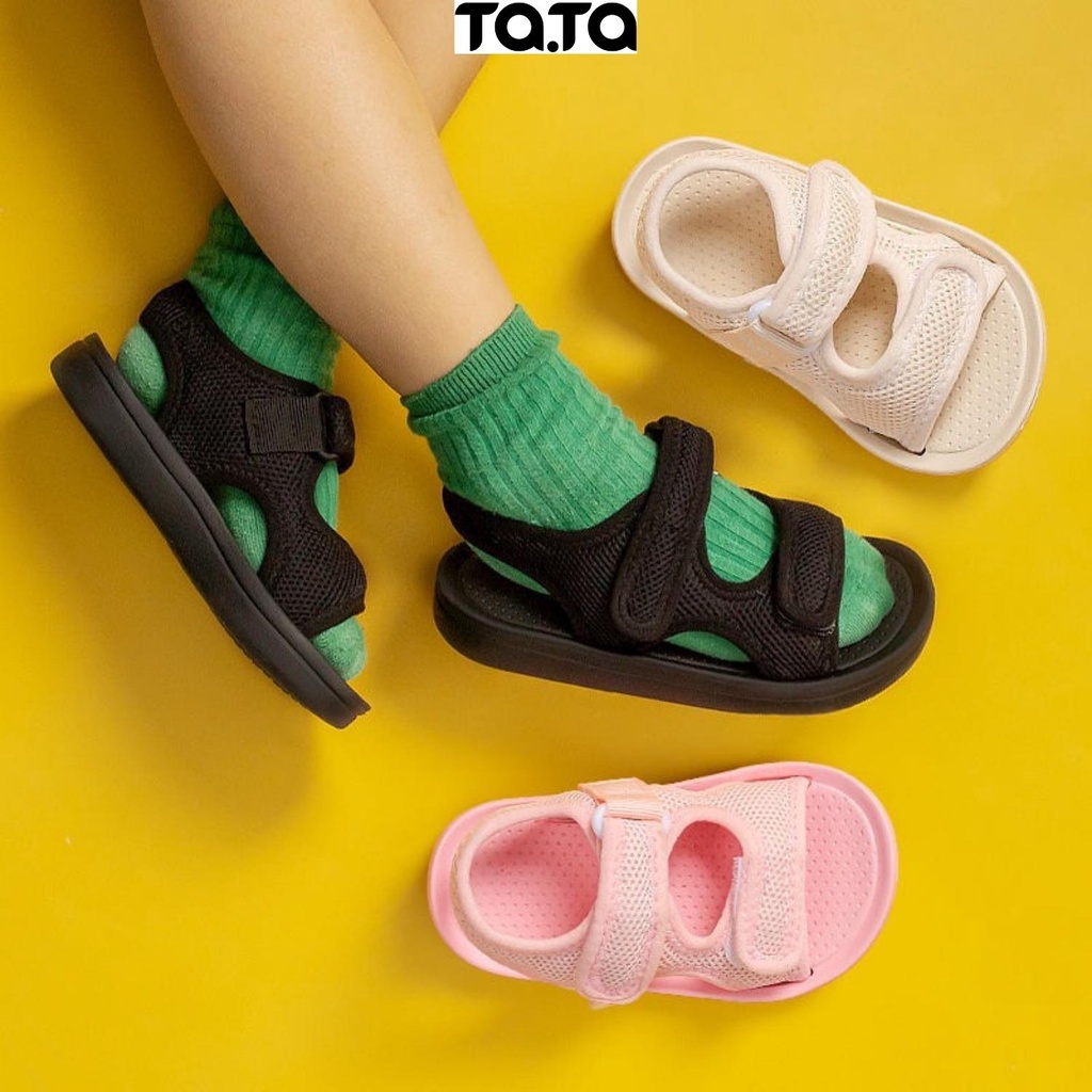 Dép cho bé Cheerful Mario, dép sandal cho bé trai bé gái chống trơn trượt chính hãng TATA