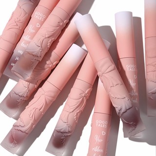 Son 1k 10k gogotales nơ mẫu mới vỏ khắc nơ handmade son môi màu đỏ gạch giá rẻ 1k son kem lì gogo tales giá rẻ