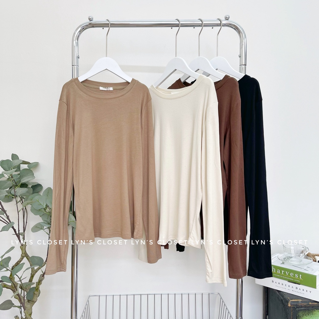 Áo thun tay dài freesize có 13 màu - Lyn's Closet