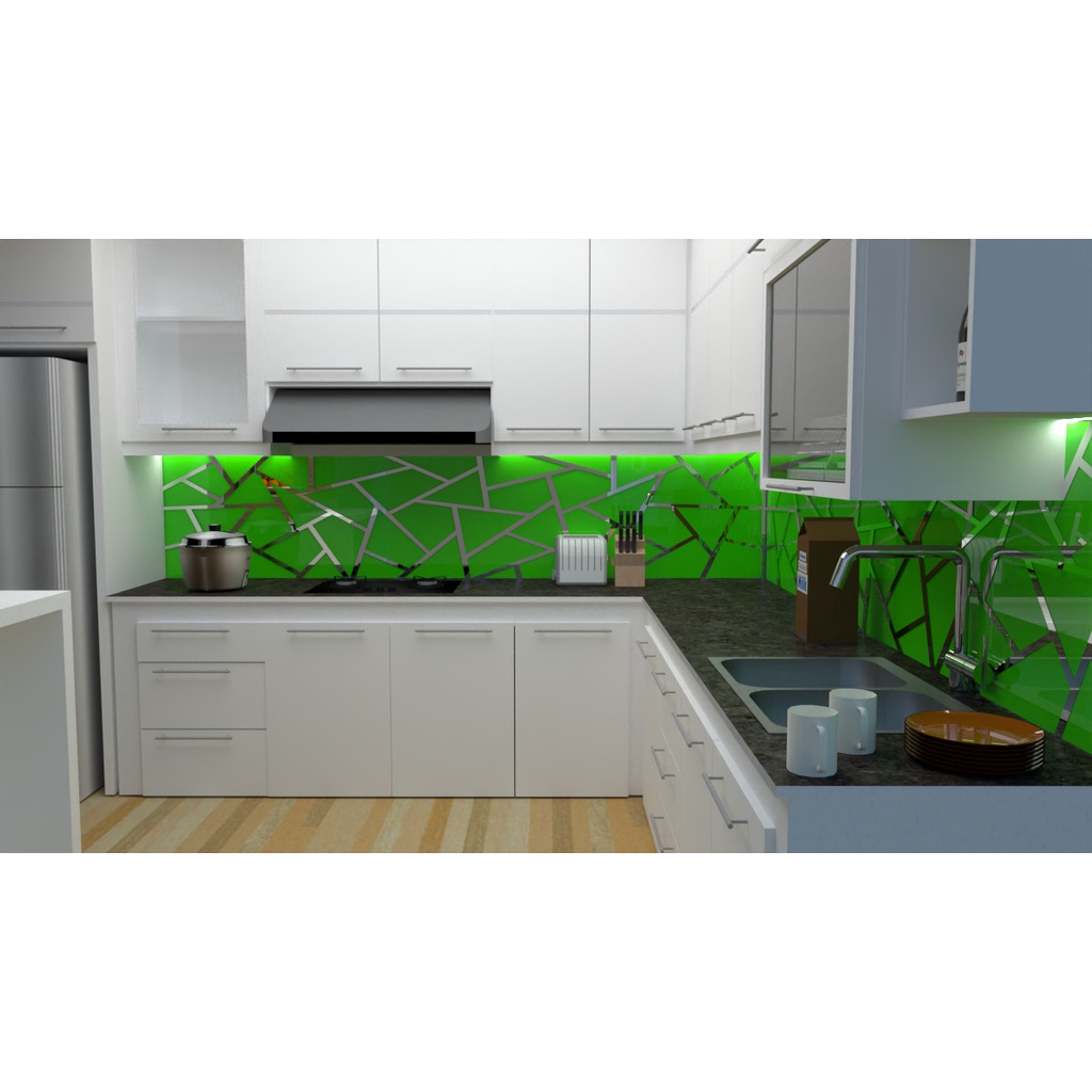 Combo sơn tráng gương trên kính chai nhỏ 170ml