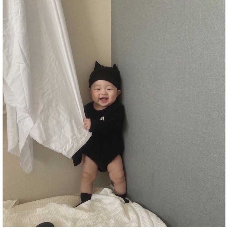 Mũ cotton batman cho bé yêu 3-18m