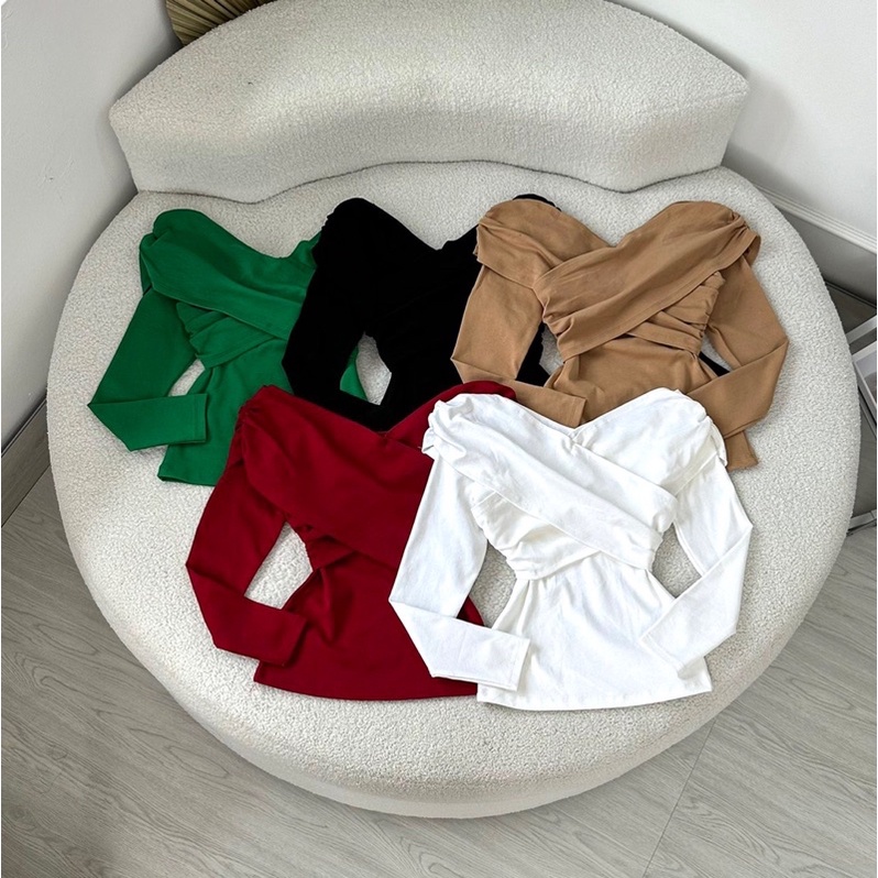 Áo Bệt Vai Thun Nhún