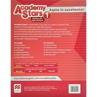Academy Stars 1 Workbook With Digital Workbook