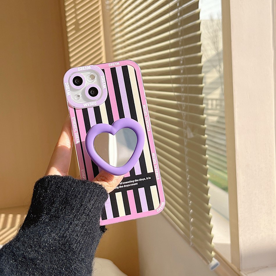 Ốp Điện Thoại TPU Silicon Màu Tím Hình Đôi Mắt Thiên Thần Kèm Giá Đỡ Cho Samsung Galaxy Note 20 Ultra S23 S22 S21 S20 Plus S21 S20 FE