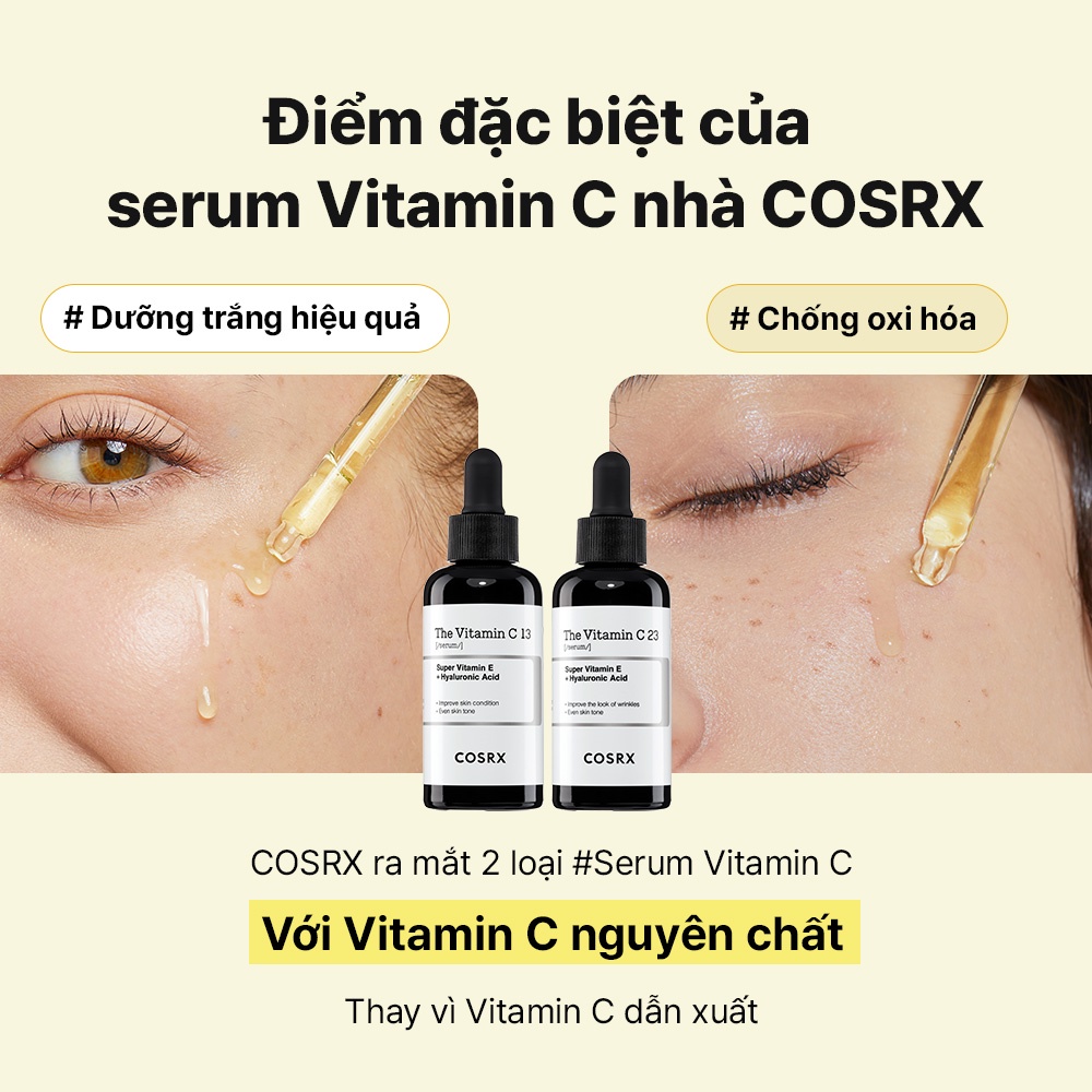 [COSRX OFFICIAL] Tinh chất COSRX The Vitamin C 13: Cải thiện tông da (20g)
