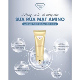 Sữa Rửa Amino isamen - 120g (Amino Acid Cleansing Skin Cleanser)