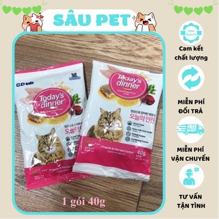 Today's Dinner - Thức ăn hạt cho mèo mọi lứa tuổi 40g Hàn Quốc