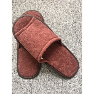 Dép vải Terry hở mũi (Dép đi trong nhà, dép vải, dép bông, dép khách sạn)