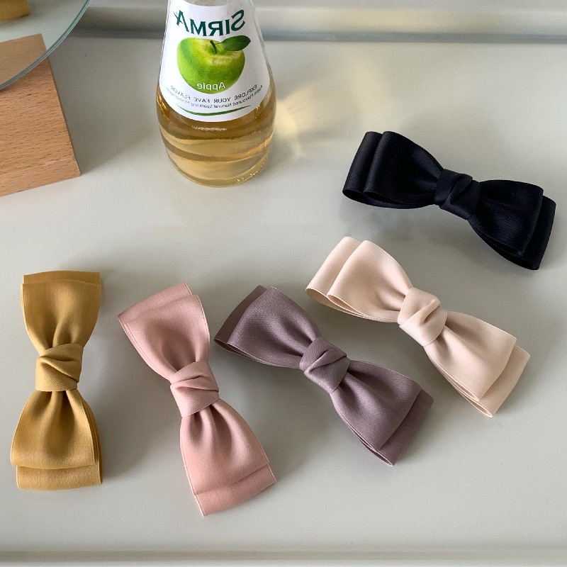 Kẹp Tóc Nơ Hai Lớp Thời Trang Hàn Quốc Chất Lượng Cao