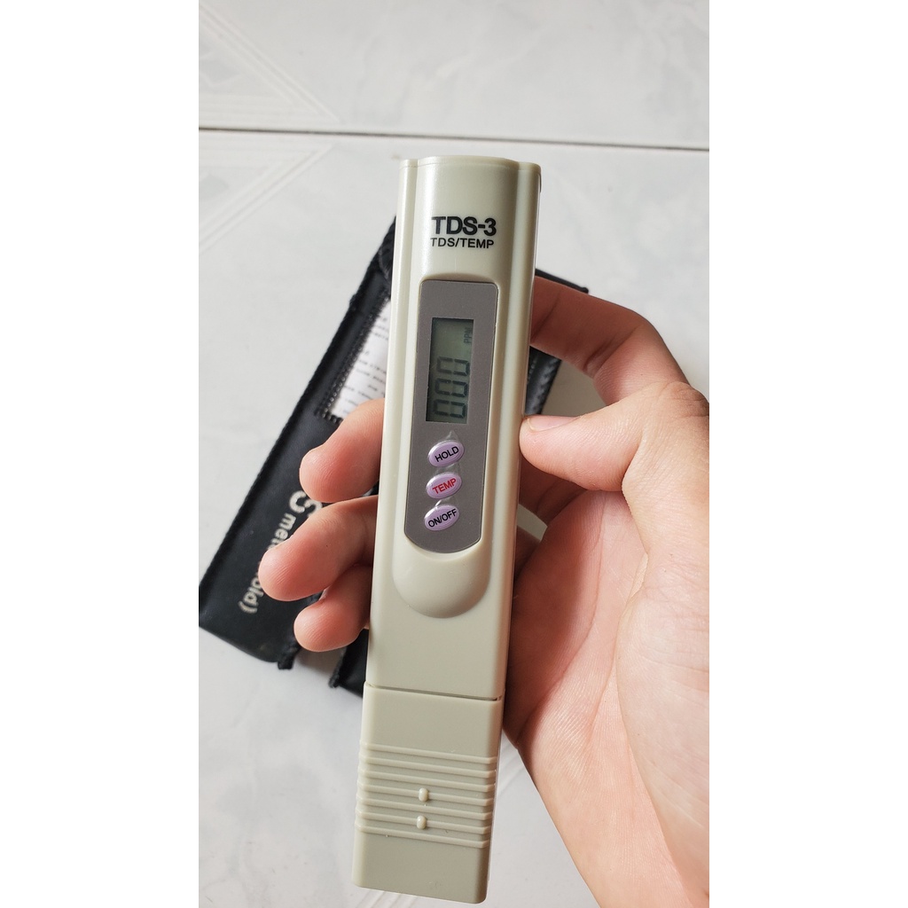 Bút tds kiểm tra nồng độ khoáng của hồ cá tép cảnh thủy sinh