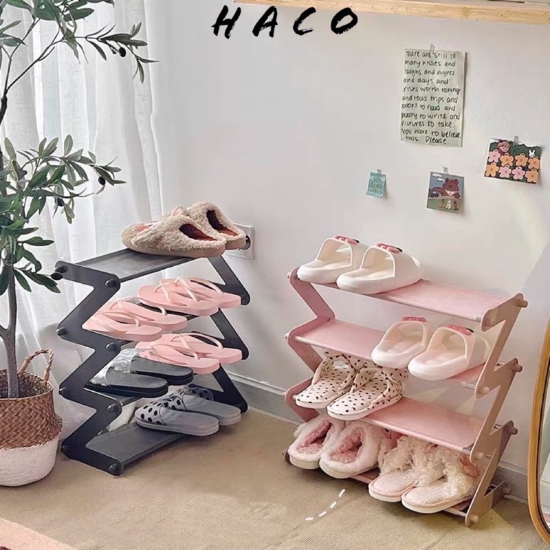 Kệ Giày Dép ZicZac 4 Tầng Tiện Dụng Đa Năng Kiểu Dáng Đẹp Phù Hợp Giá Để Đồ Decor Phòng