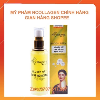 Sữa Rửa Mặt Giảm Mụn - Sữa rửa mặt tinh thể bạc bạch ngọc Ncollagen 70 ml