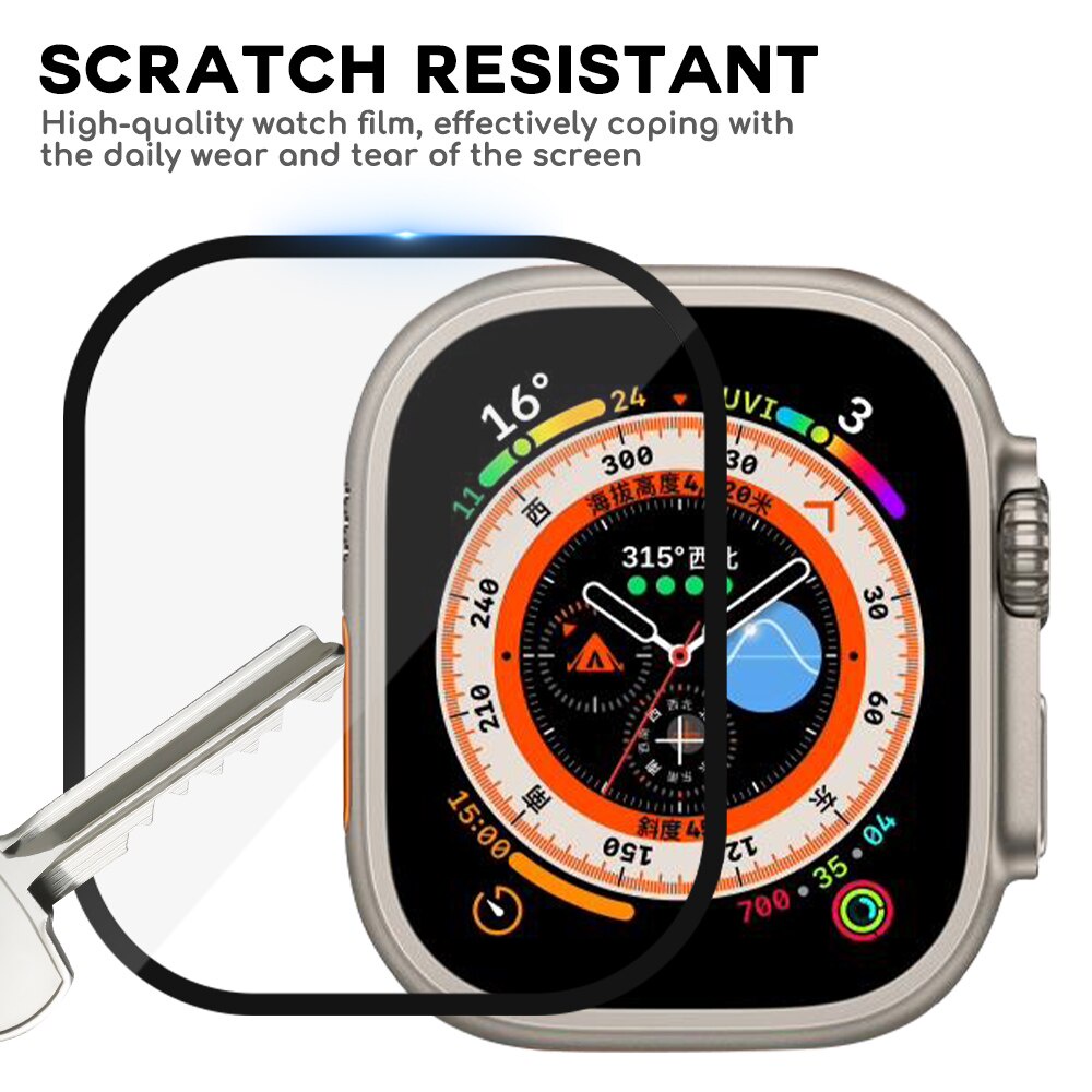 Cường lực H11 H12 Ultra Apple.Watch 49mm loại 3D full màn và kính cường lực phẳng AW 38mm 42mm 40mm 44mm 41mm 45mm SWA