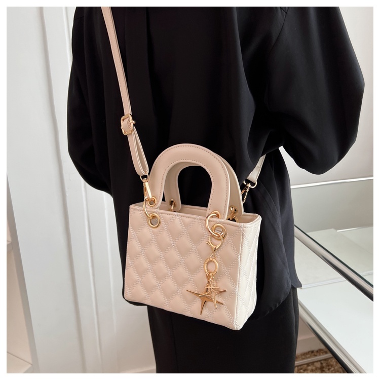 Túi đeo chéo vân thoi vuông - Hàng loại 1 - TB.Store DC480 19x15x9