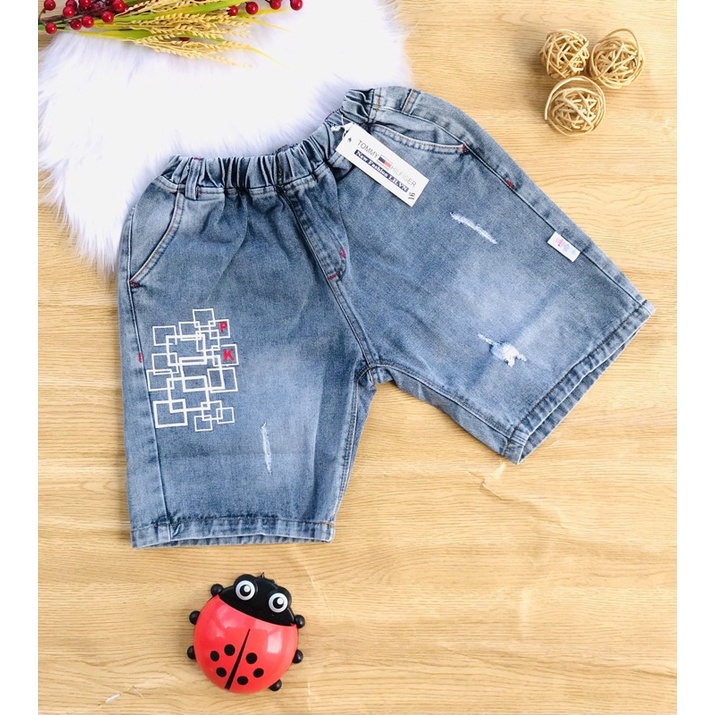 🚜 Quần jean mềm co giãn bé trai từ 32-55kg