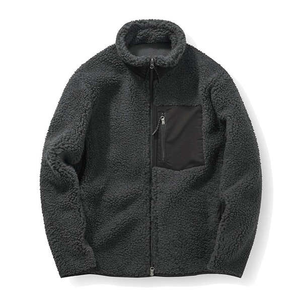 Áo Khoác Lông Cừu Giả Khóa Kéo Thời Trang Thu Đông Cho Nam Nữ