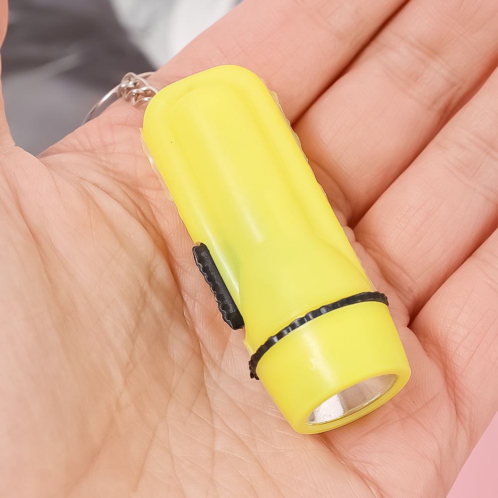 Móc Khóa Đèn Pin LED Điện Tử Mini Bỏ Túi Tiện Dụng