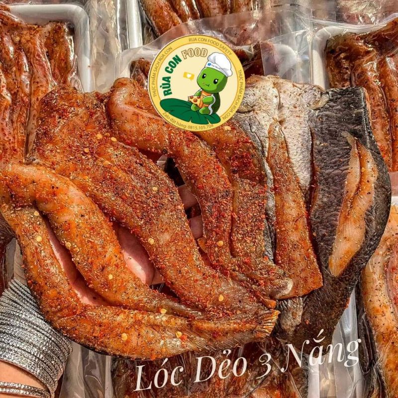 Khô cá lóc dẻo  - gói ép chân không 500gr
