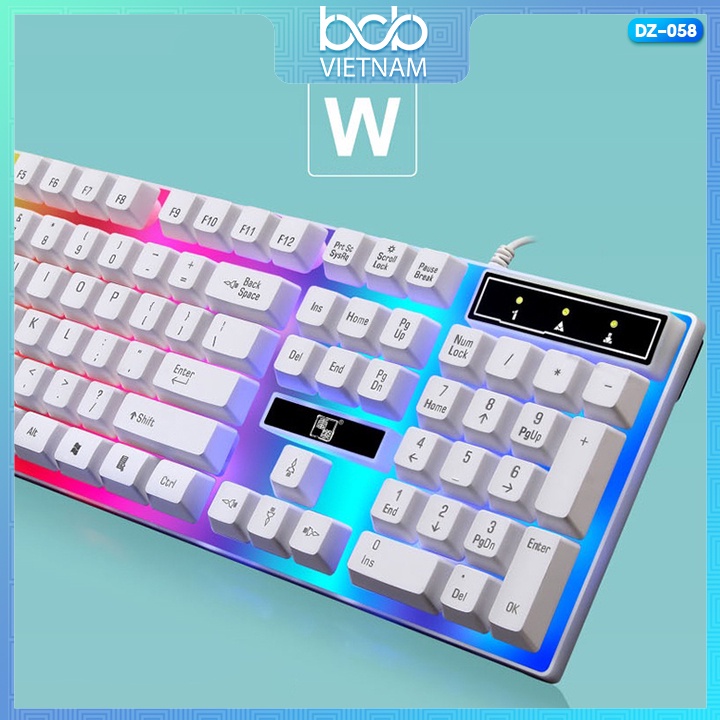 Bộ Bàn Phím Gaming Kèm Chuột Có Dây Set Bộ Giá Rẻ Ship Ngay Trong 2 Giờ Dùng Cho Pc Laptop DZ-058