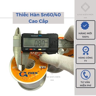 Thiếc hàn 60/40 800 gram cao cấp có nhựa thông nhẹ lửa mối hàn bóng đẹp chì hàn điện tử
