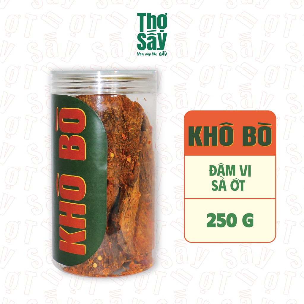 Khô Bò Thợ Sấy - Hũ 250g