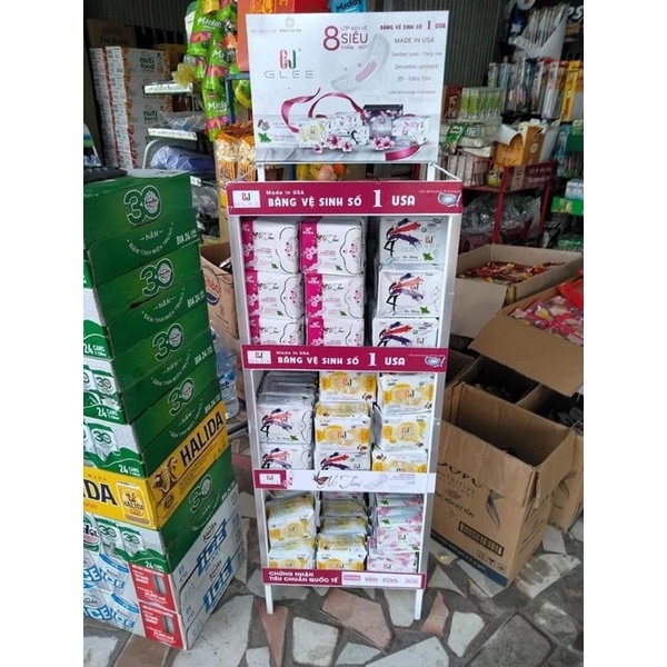 Băng vệ sinh Thảo Dược GJ USA giảm viêm nhiễm Cao cấp 24cm