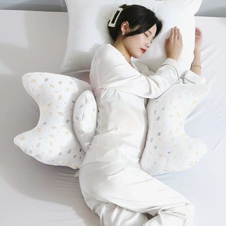 Gối bà bầu đa năng bảo vệ eo bên gối ngủ bên gối ngủ đệm ngủ hỗ trợ bà bầu hình chữ U gối đỡ bụng