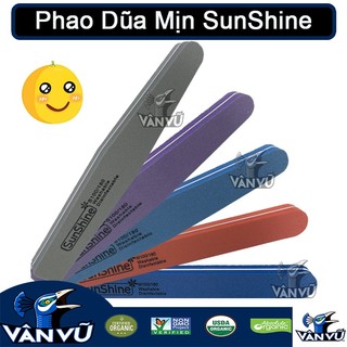 Dũa móng tay lớn sunshine, phào dũa móng mịn, buffer phao dũa 2 mặt