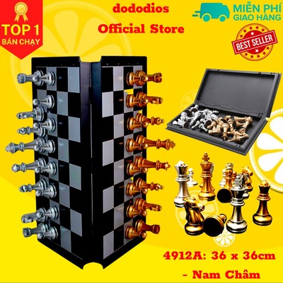Cờ Vua Nam Châm Cao Cấp - 36x36cm - Chính Hãng Dododios