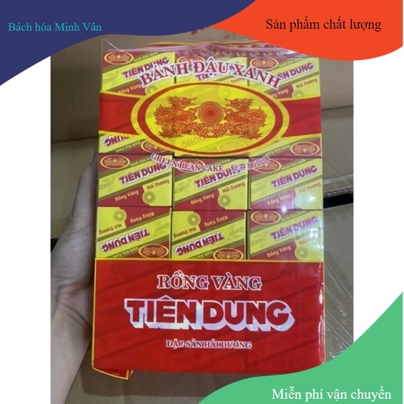 Bánh đậu xanh Rồng vàng Tiên Dung đặc sản Hải Dương  gói gồm 36 hộp nhỏ