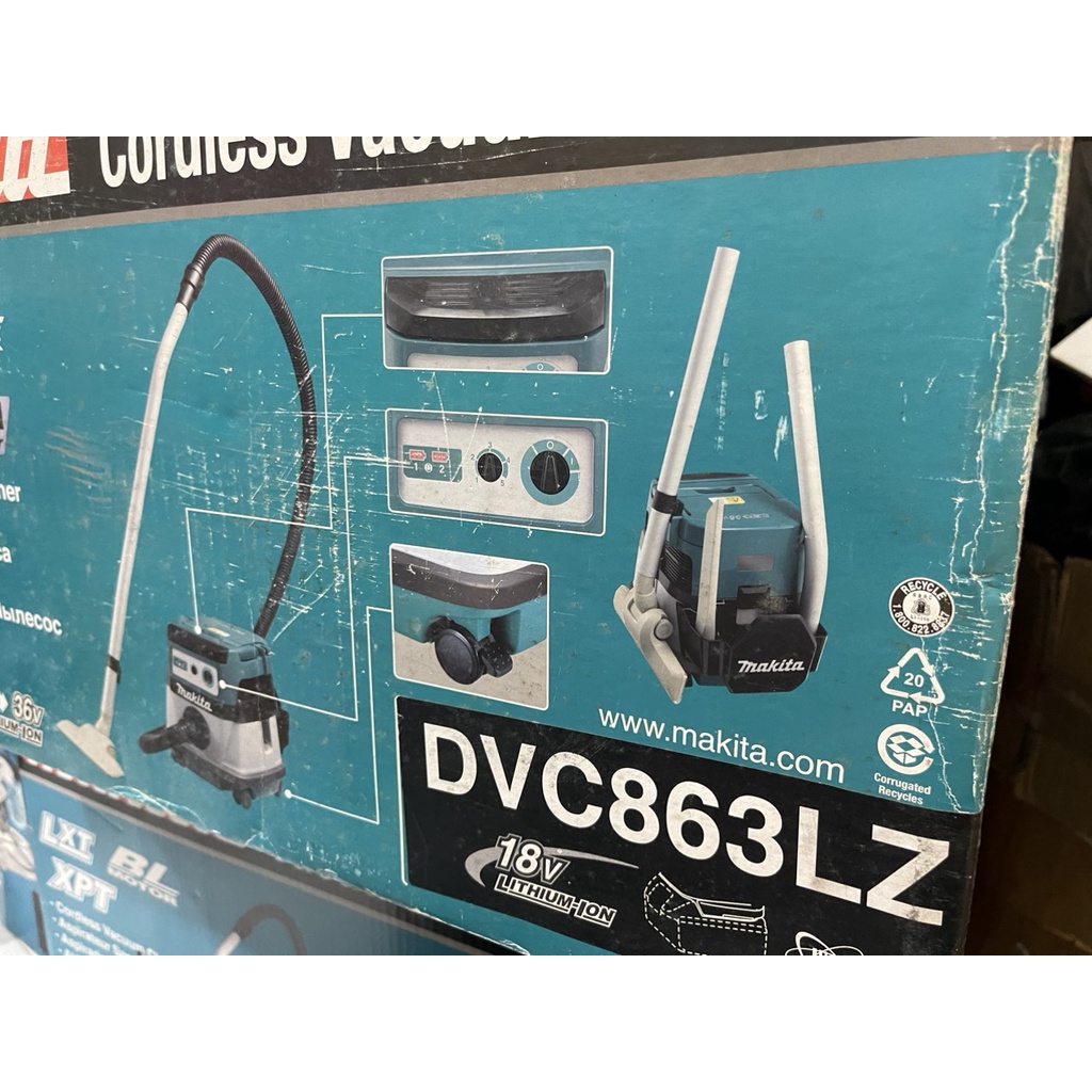 Máy hút bụi dùng pin Makita DVC863LZ