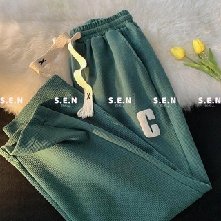 Quần Jogger Tổ Ong C Basic ống xuông Chất Dày Dặn
