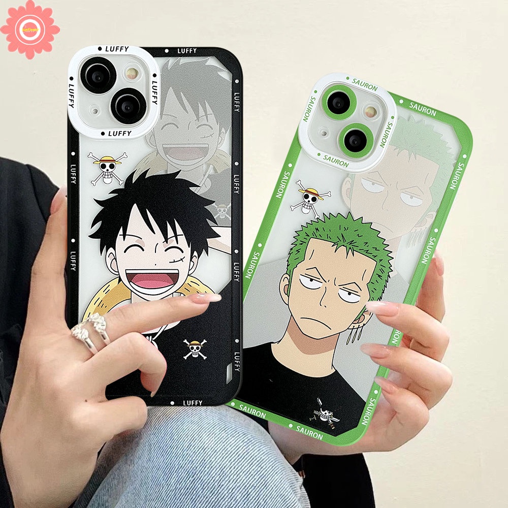 Ốp Điện Thoại Hình One Piece Cho iPhone 11 14 13 12 Pro Max 7Plus 8Plus XR X XS Max 6 6s 8 7 Plus SE 2020