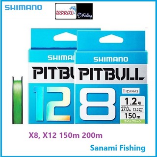 Dây dù câu cá pe pitbull x12 150m siêu căng, độ bền cao