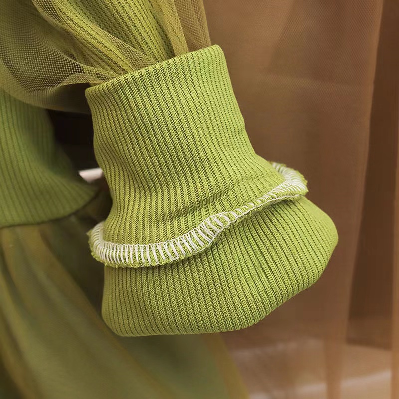 Đầm Bé Gái Từ 0-4 Tuổi Tay Dài In Hoa Dễ Thương