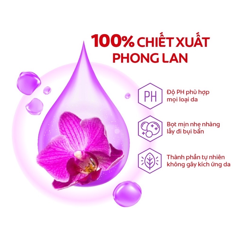 Sữa tắm Palmolive Naturals chiết xuất 100% thiên nhiên 500g Phong Lan Anh Đào và Sữa Mật Ong