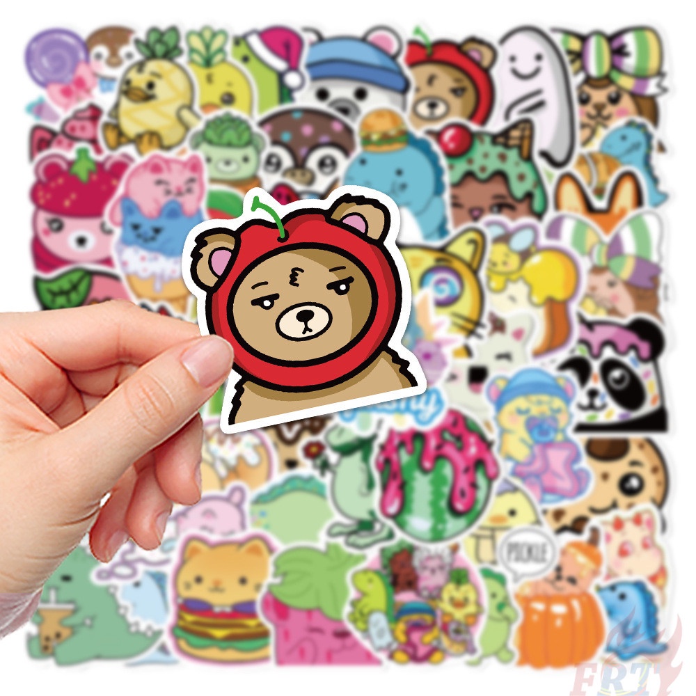 ❉ Miếng Dán Nhân Vật Moriah Elizabeth Series 01 ❉ Bộ 50 Sticker Chống Thấm Nước Họa Tiết Doodle Hợp Thời Trang