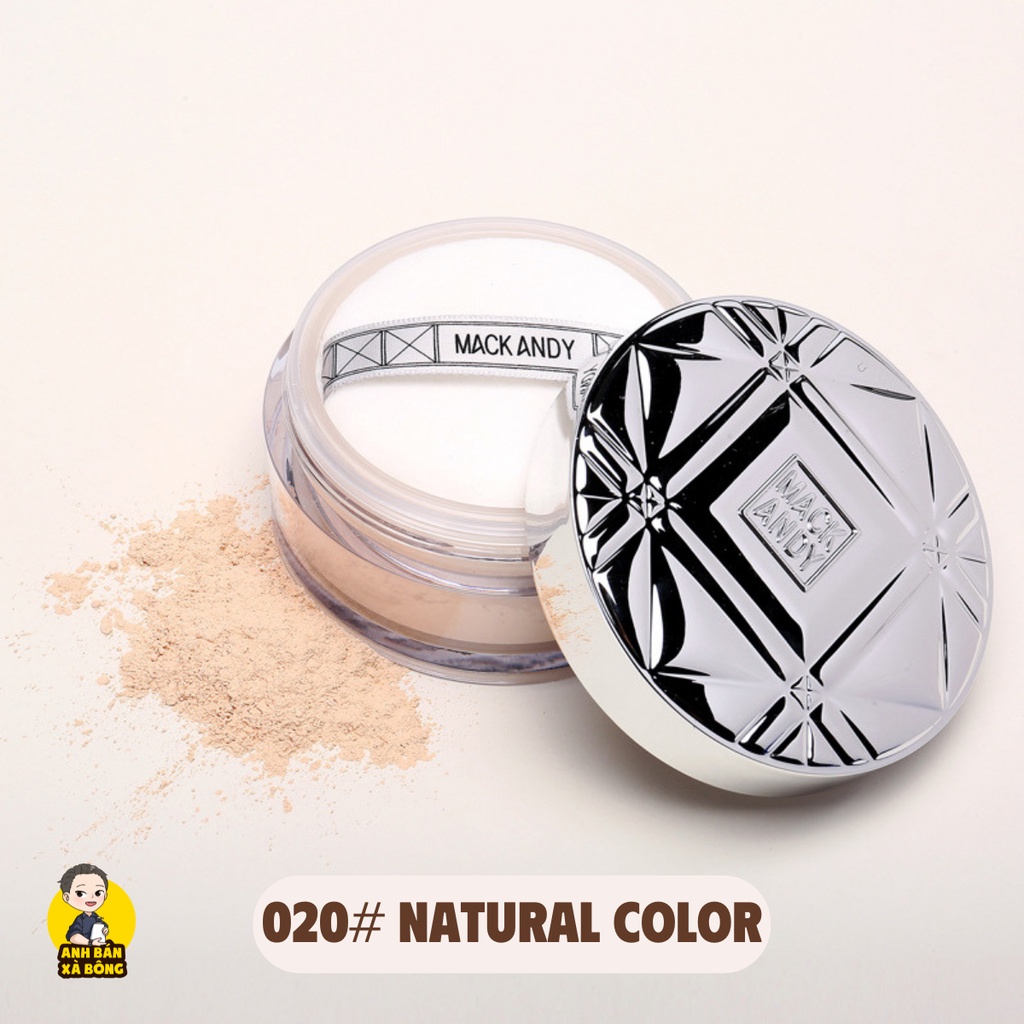 Phấn Phủ Kiềm Dầu MACK ANDY Creamy Lithe Permeate Loose Powder MK037