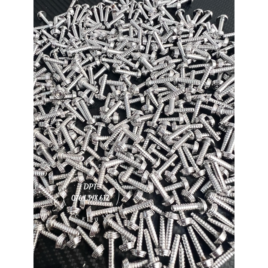 [HÌNH THẬT] Bộ ốc áo Inox 304 cho xe Dream (13 con)