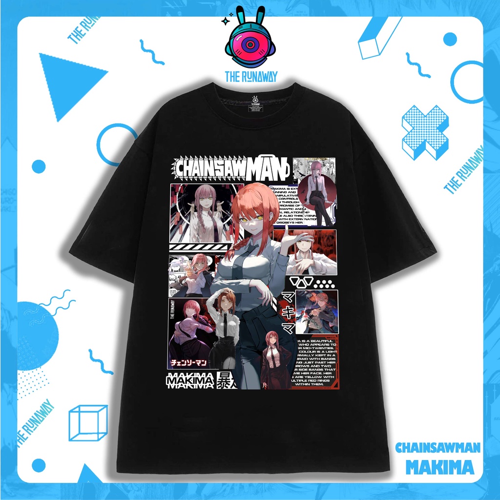 Áo phông Chainsaw man: Makima Maximum 100% cotton cho Nam / Nữ by The Runaway