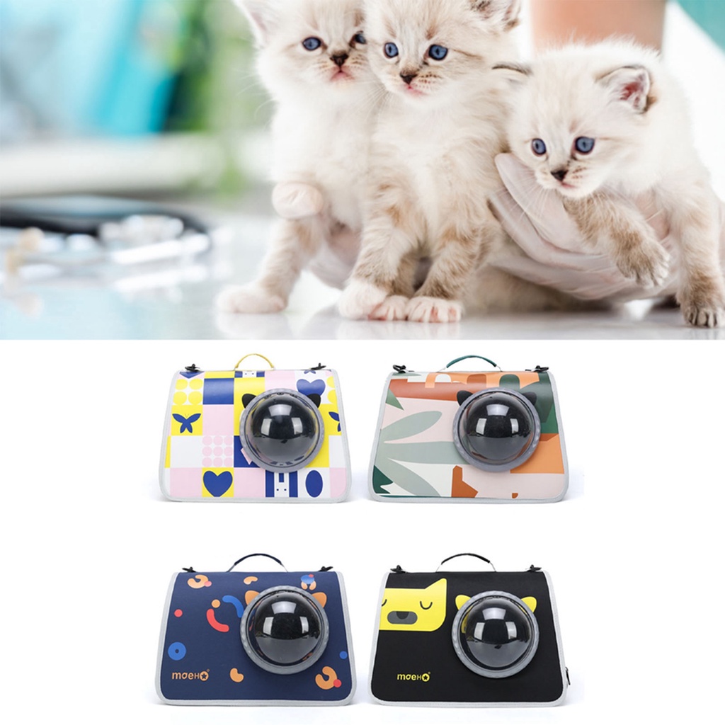 Có thể bán buôn Túi đựng đồ cho mèo xách tay tiện dụng chống cắn thoáng khí du lịch làm tổ có dây đeo vai Virgina056 Hàng giao ngay