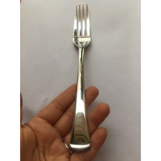 Nĩa lớn inox 304  sáng bóng tay cầm to dùng bán cơm sườn, nhà hàng sang trọng
