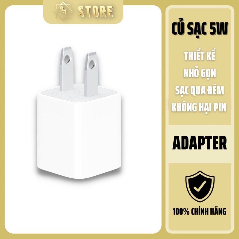 CỦ SẠC 5W CHO IP5 ĐẾN X